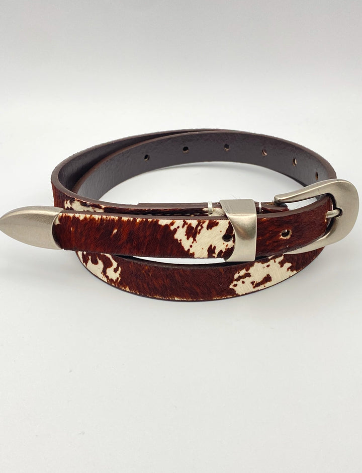 Horsehair Leather Belt Slim 1.9 cm – Genuine Leather Premium Belt