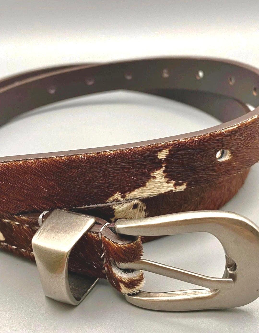 Horsehair Leather Belt Slim 1.9 cm – Genuine Leather Premium Belt