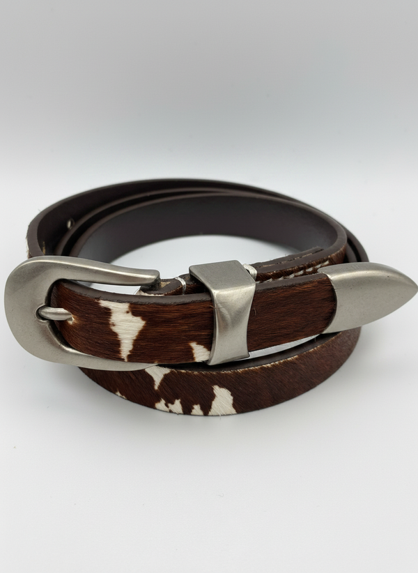 Horsehair Leather Belt Slim 1.9 cm – Genuine Leather Premium Belt