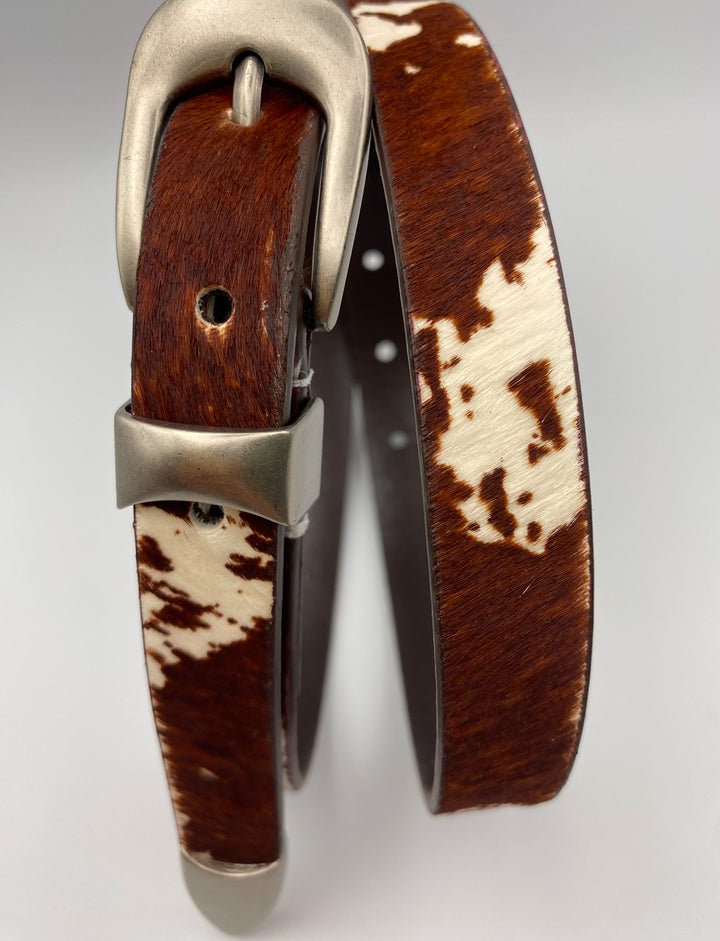 Horsehair Leather Belt Slim 1.9 cm – Genuine Leather Premium Belt