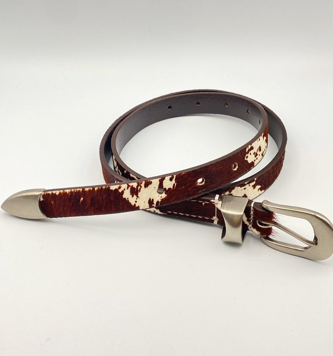 Horsehair Leather Belt Slim 1.9 cm – Genuine Leather Premium Belt