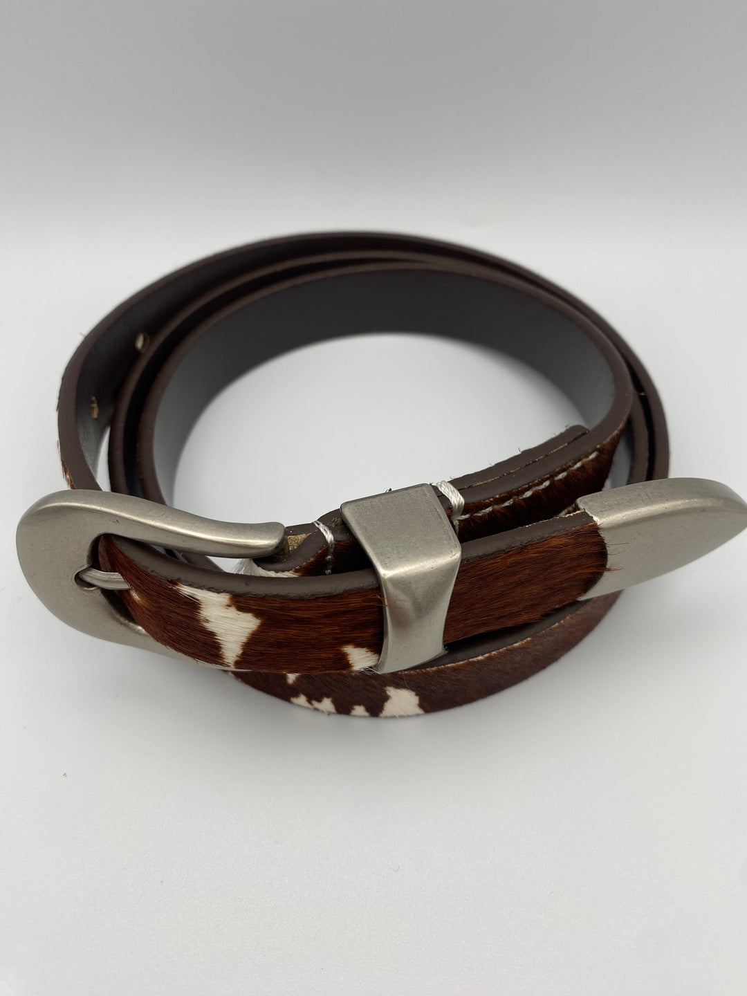 Horsehair Leather Belt Slim 1.9 cm – Genuine Leather Premium Belt