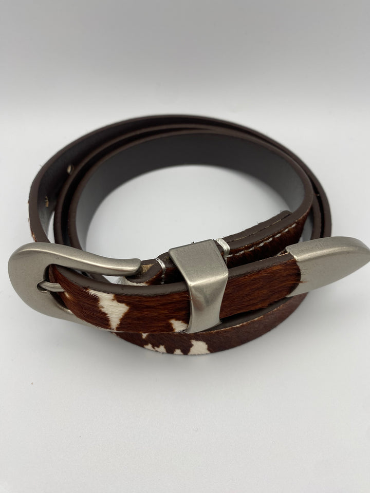 Horsehair Leather Belt Slim 1.9 cm – Genuine Leather Premium Belt