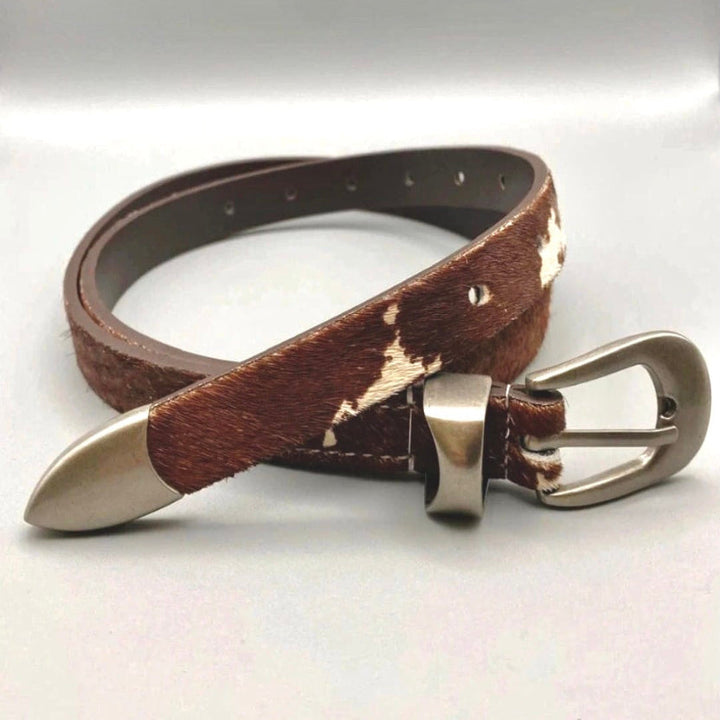 Horsehair Leather Belt Slim 1.9 cm – Genuine Leather Premium Belt