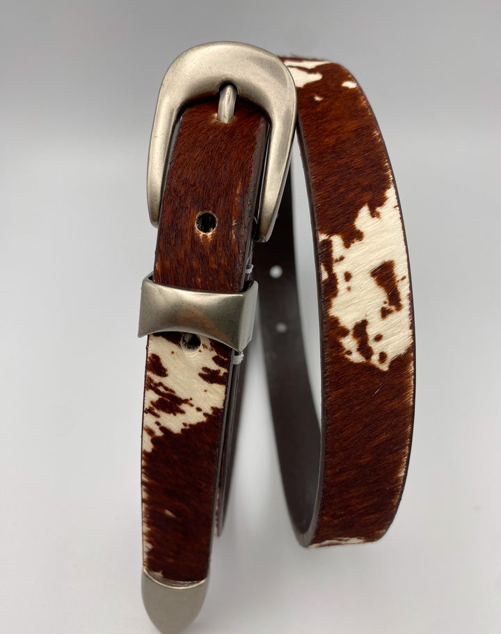 Horsehair Leather Belt Slim 1.9 cm – Genuine Leather Premium Belt
